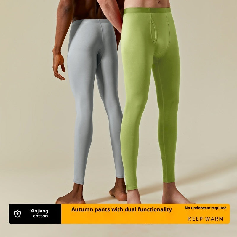 Men's Comfortable Seamless Thermal Leggings