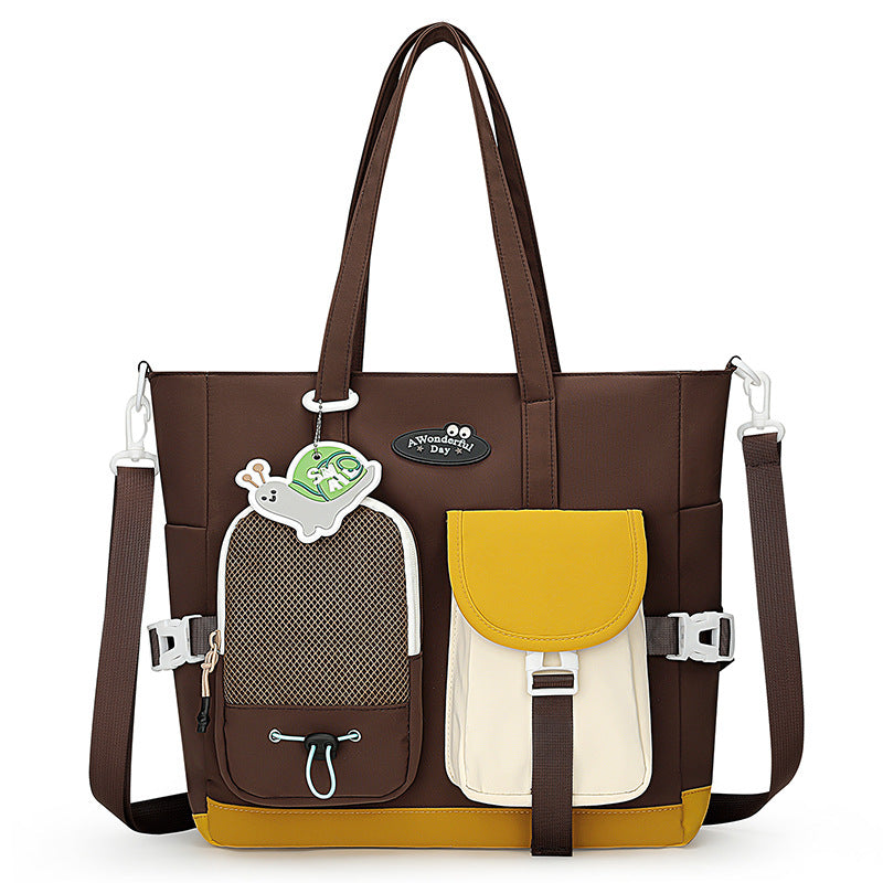 Womens Large-capacity Casual One-shoulder Crossbody Bag