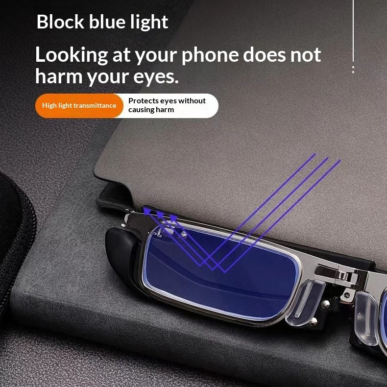 Anti-blue-light Mini Foldable Portable Reading Glasses