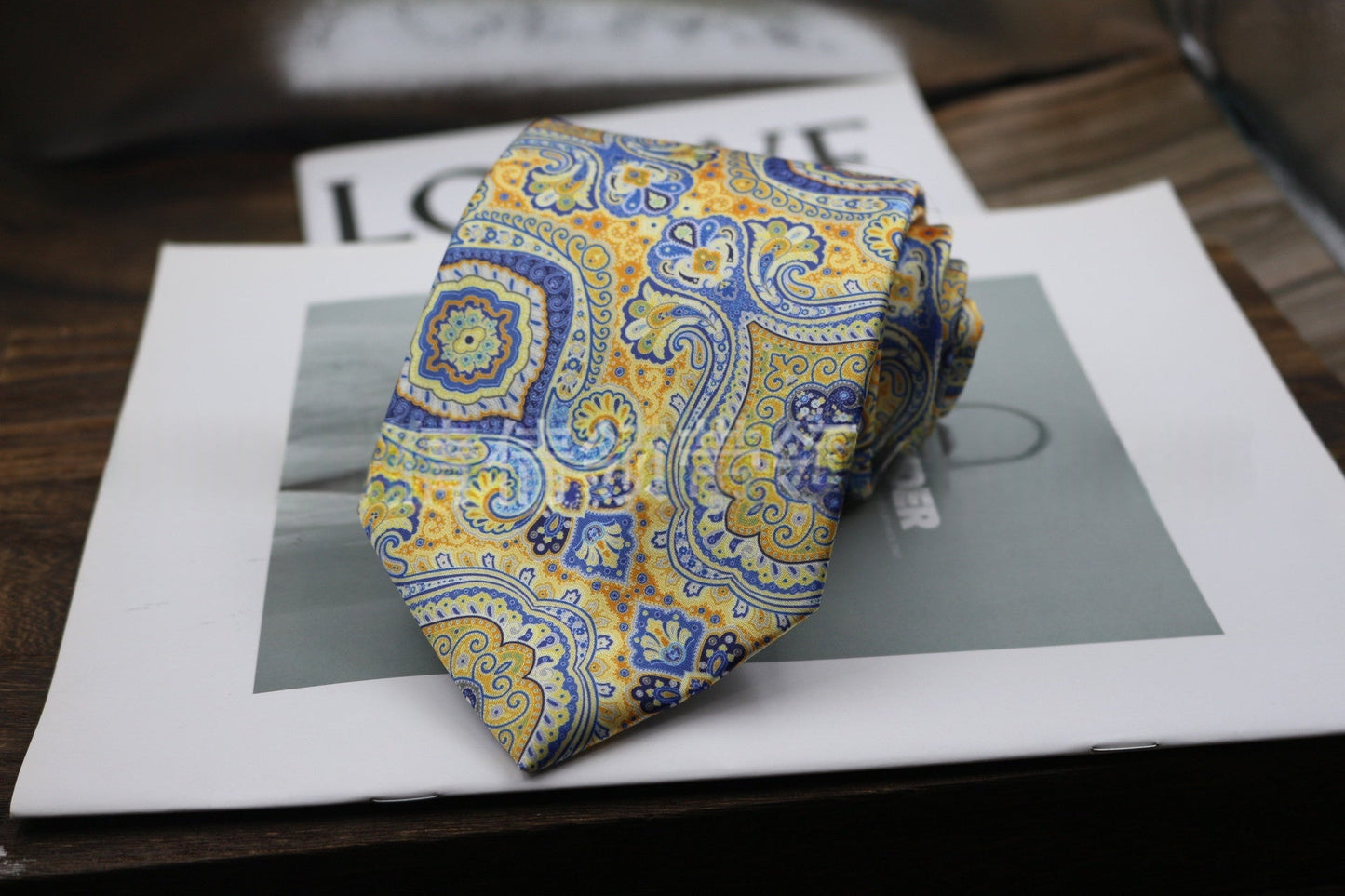 9cm Business Formal Wide-width Tie, Mens Vintage Style