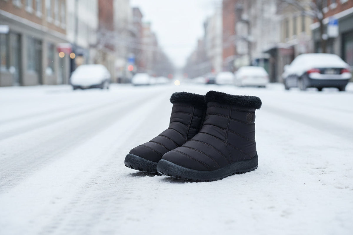 Women’s Thickened Cotton Snow Boots – Waterproof Warm Winter Boots