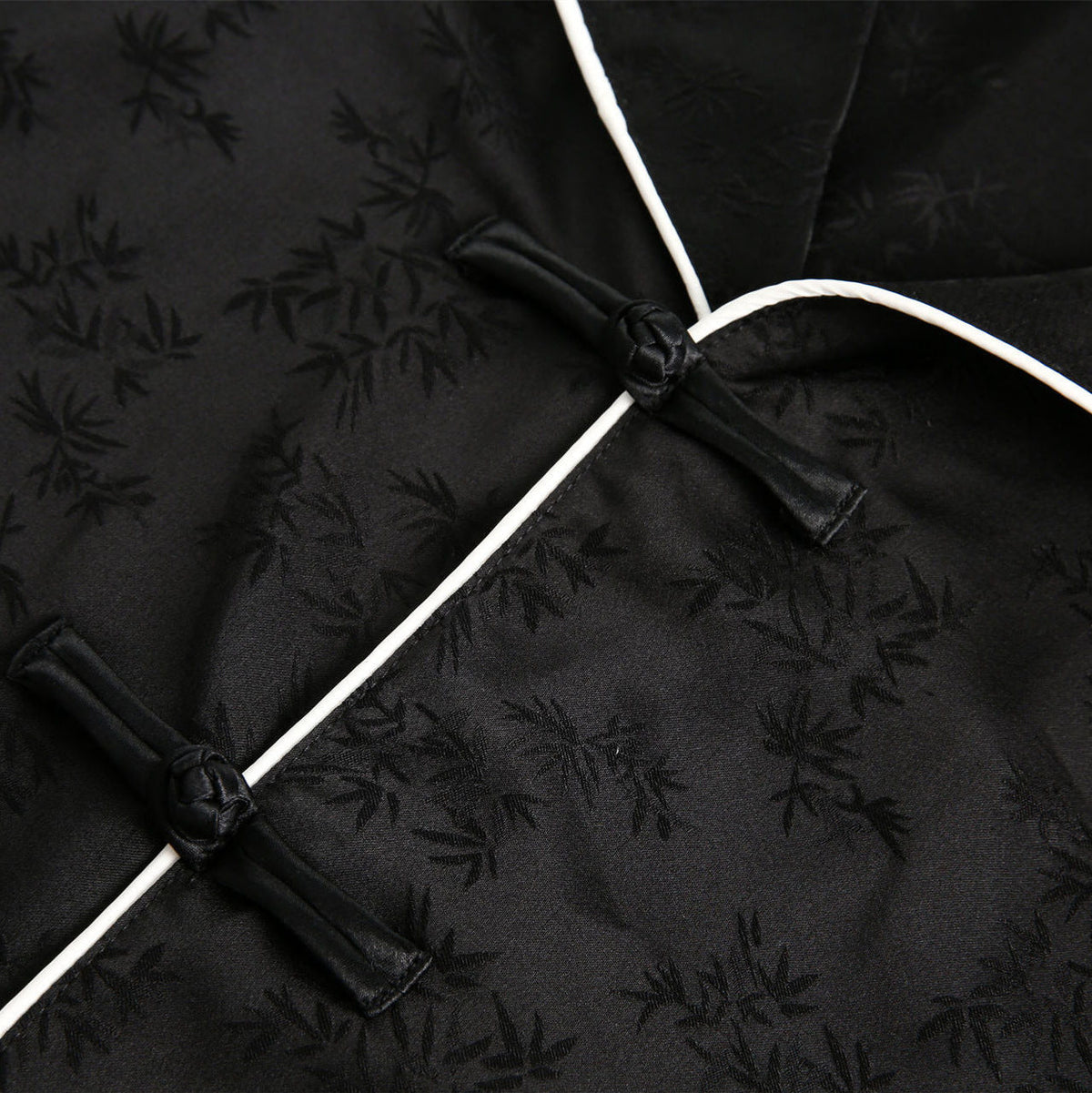 Striped Black Short Sleeve Turn-down Collar Shirt