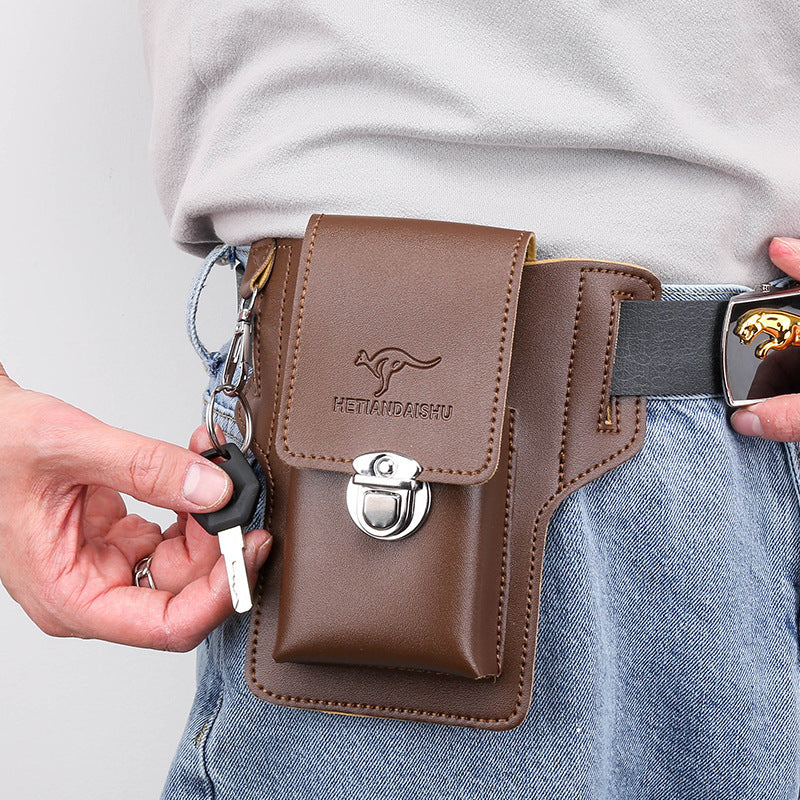 Men's Waist Bags Are Ideal For Office Workers To Store Cigarette Cases And Hang Keys
