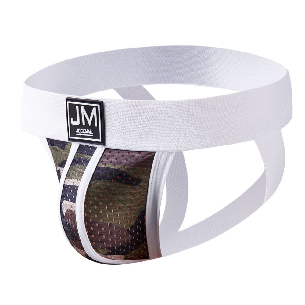 Mens Camo Mesh Thong Underwear
