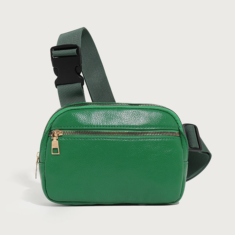 Adjustable Fashionable Solid-color Everyday Waist Bag