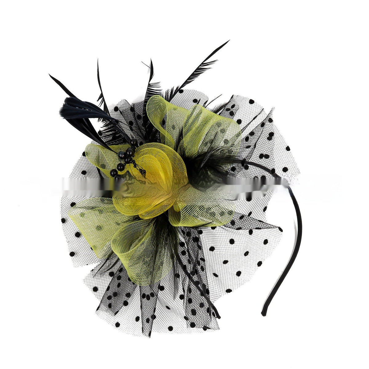 Headwear Bridal Hair Accessories Mesh Billycock Headband