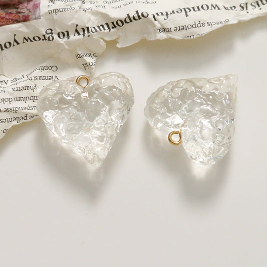 Resin Ice Texture Earrings DIY Accessories