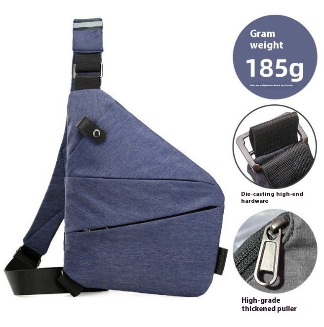 Men's Lightweight Nylon Crossbody Bag