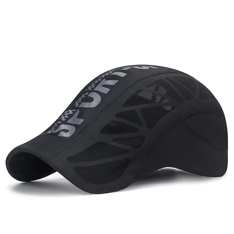 SPORT Letter Forward Hat Men's Breathable Mesh