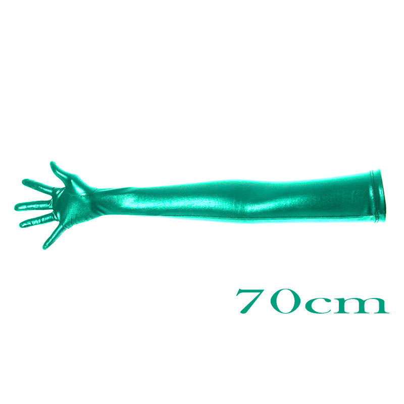 High-gloss Gold Foil Stamping And Elbow-length Costume Gloves
