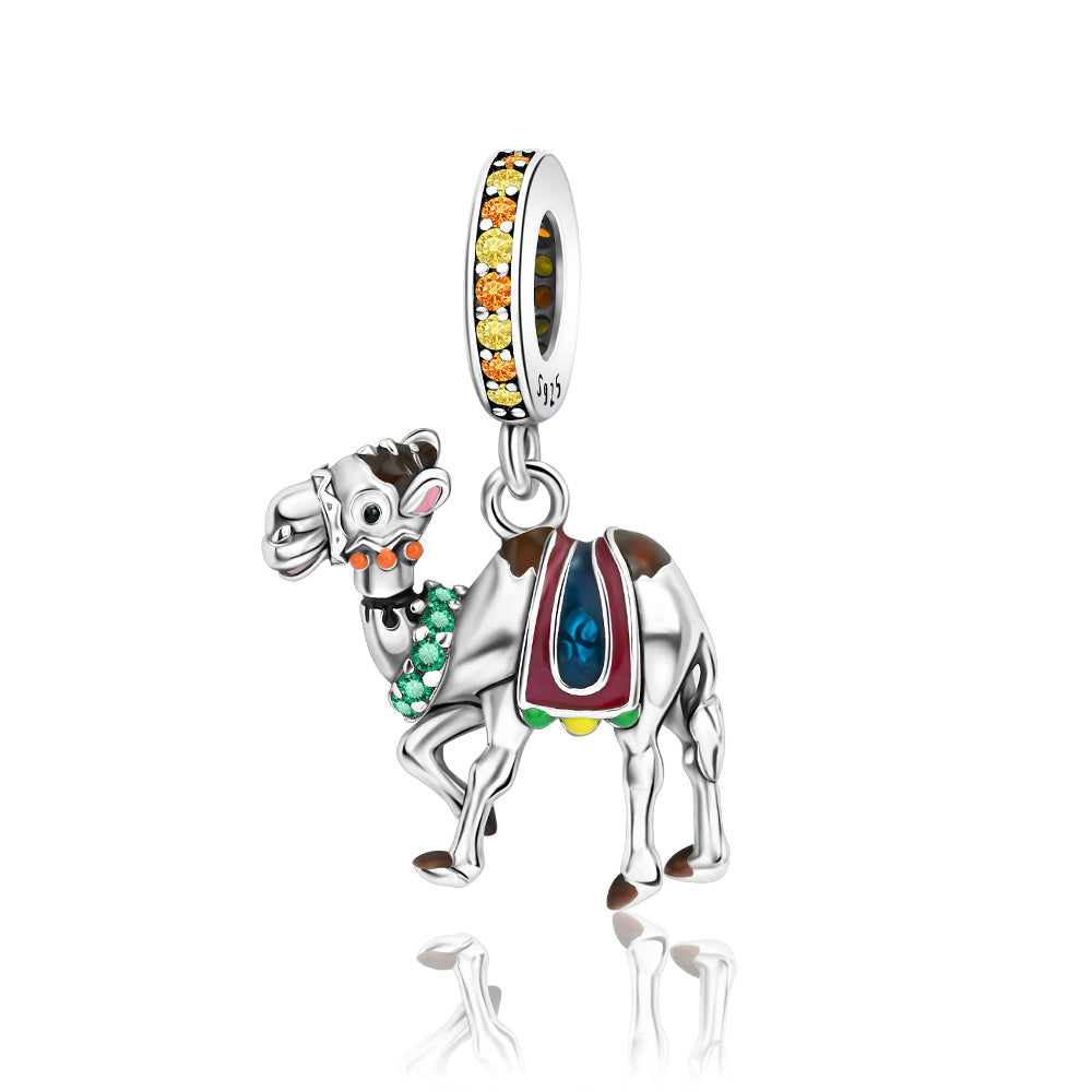 Cute Animal Colorful Oil-Drop Pendant Bracelet Accessory