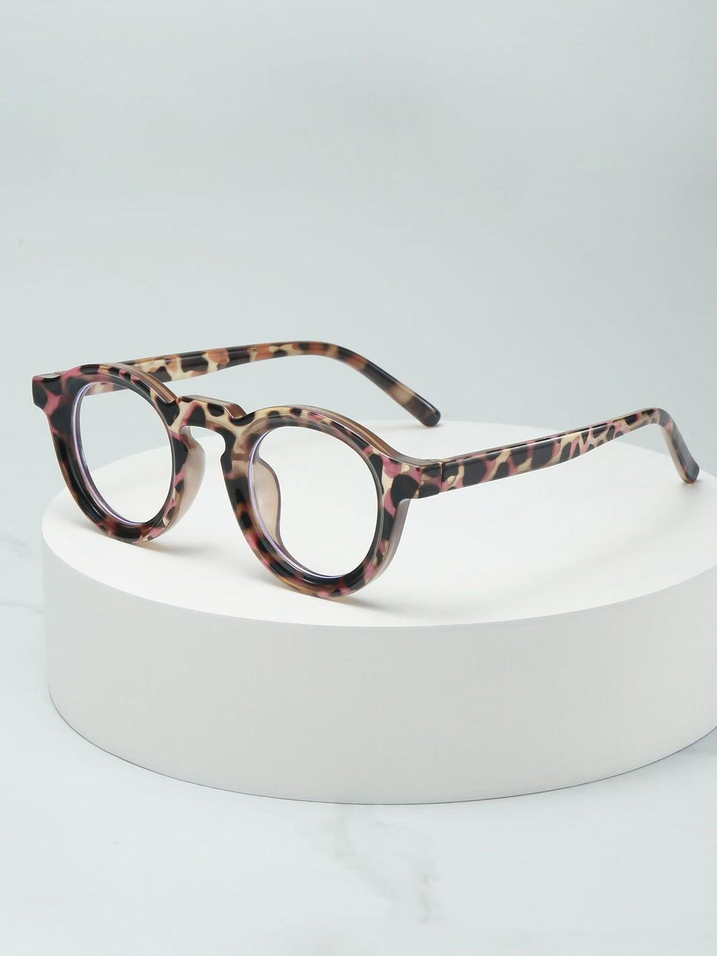 Round-frame High-definition Blue-light-blocking Plain Glasses