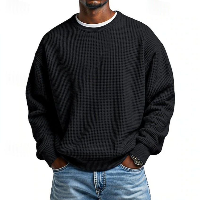 Mens Fashionable Simple And Relaxed Fit Sweatshirt