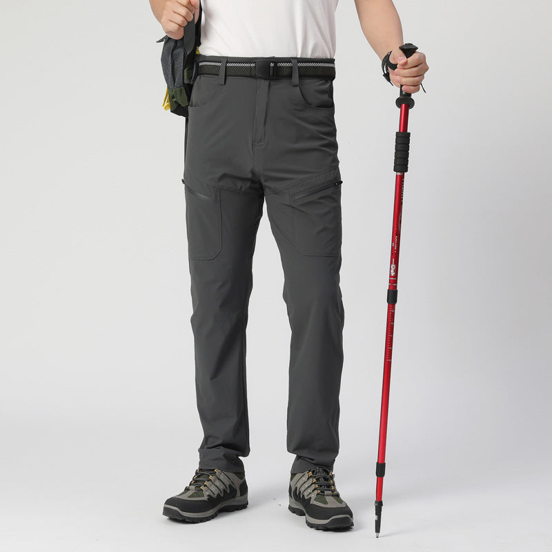Outdoor Work Pants For Hiking Waterproof Stretchy Breathable With Multiple Pockets