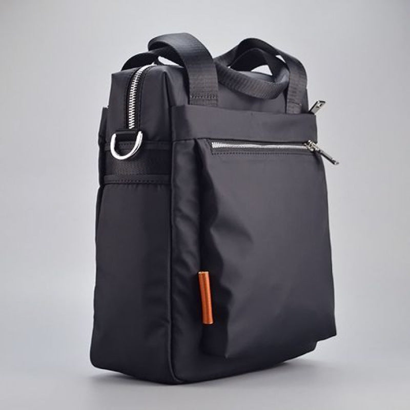 Oxford-style Vertical Casual Crossbody Bag