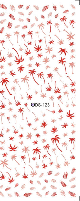 Watermark sticker decal nail sticker