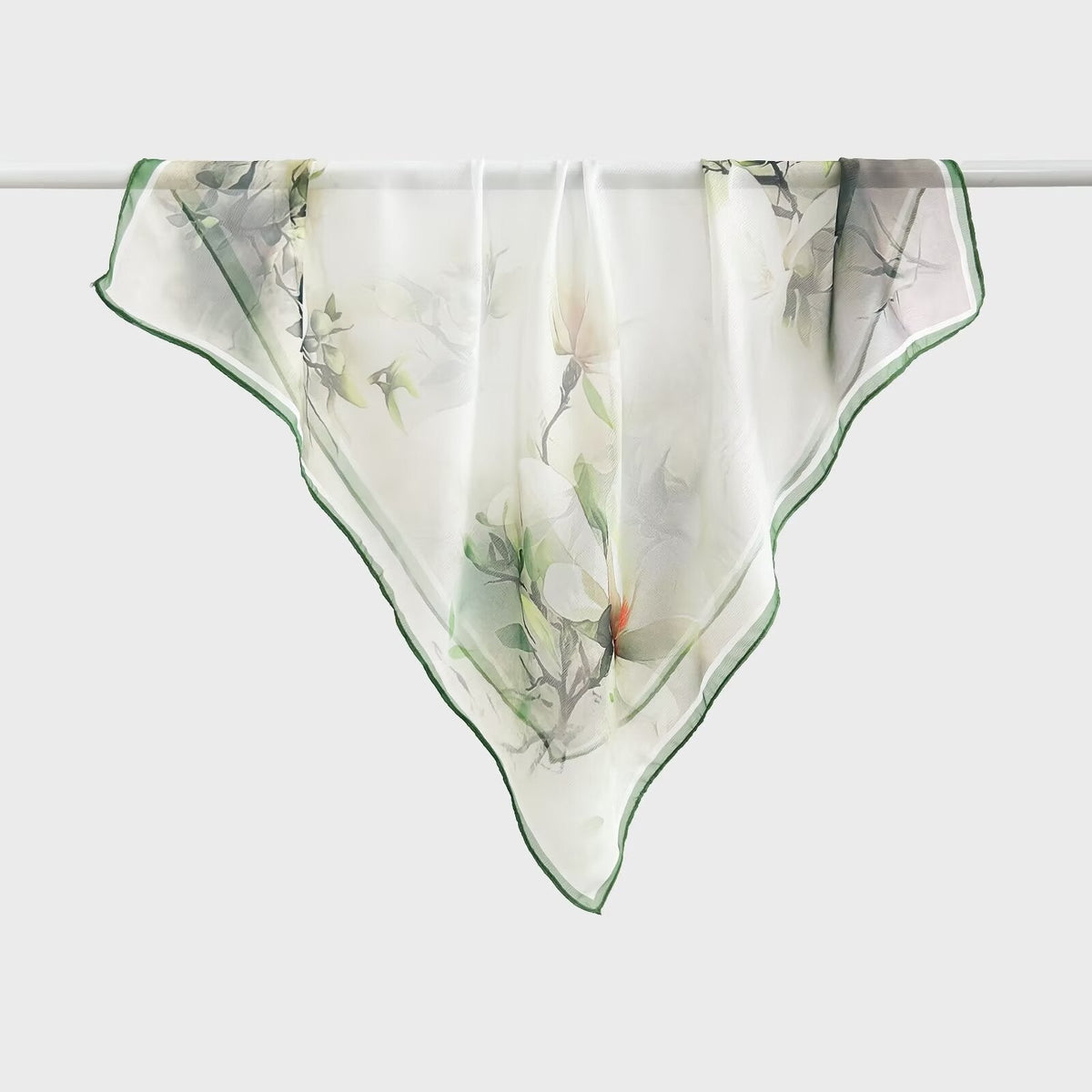 Versatile Printed Thin Square Scarf
