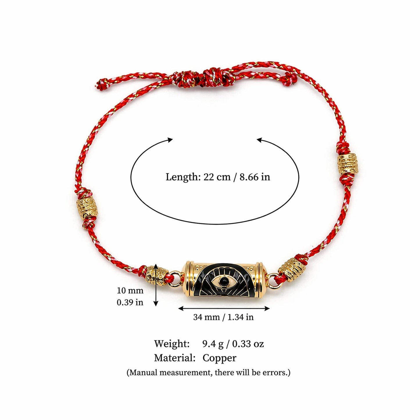 Evil Eye Kaleidoscope Necklace Clavicle Chain