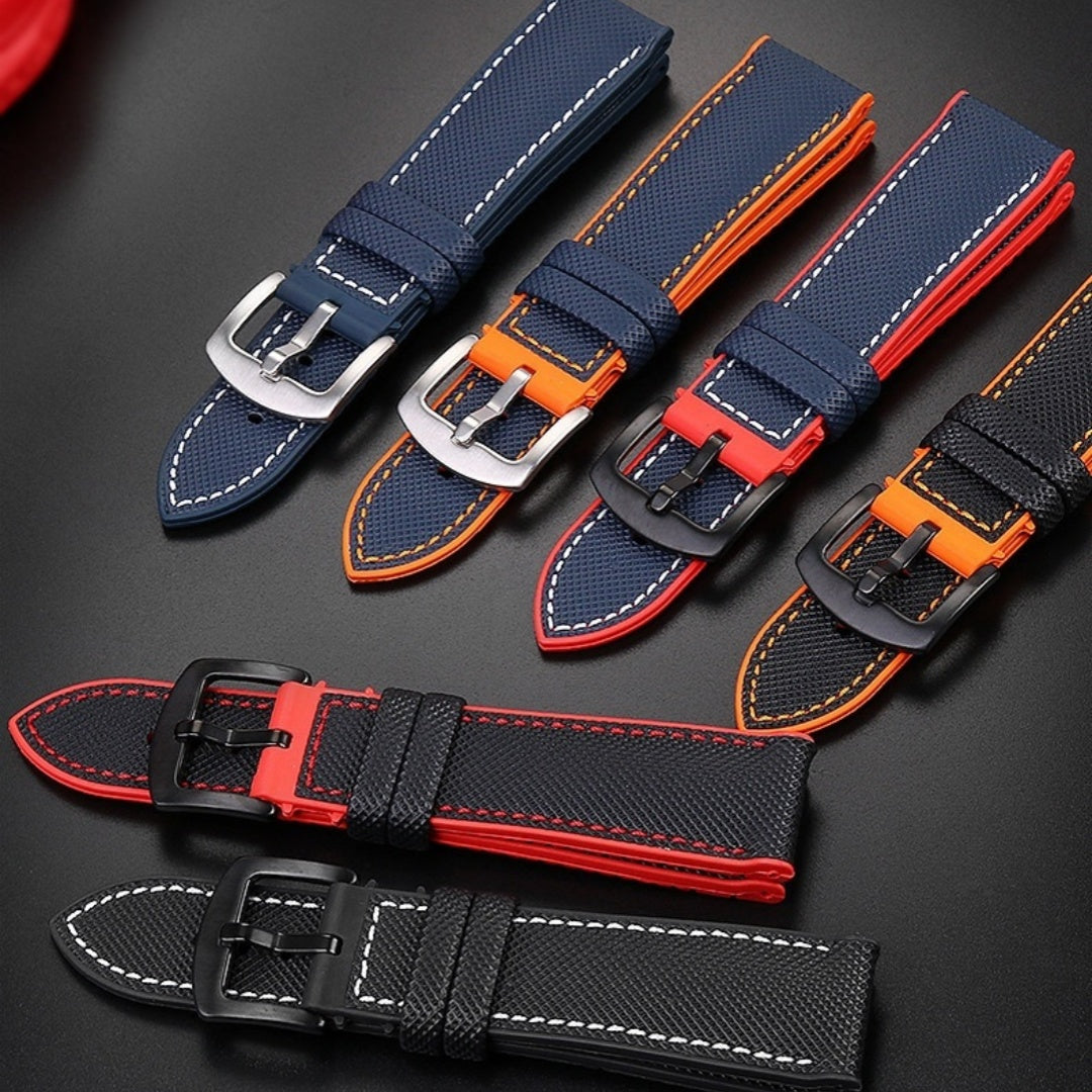 Nylon Rubber Watch Strap Adapter