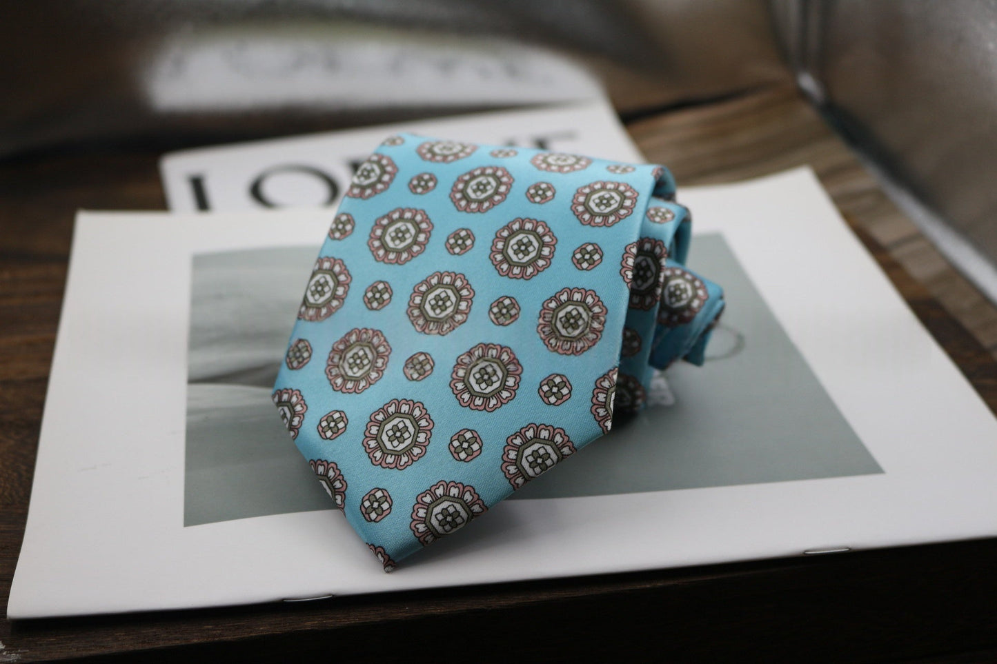 9cm Business Formal Wide-width Tie, Mens Vintage Style