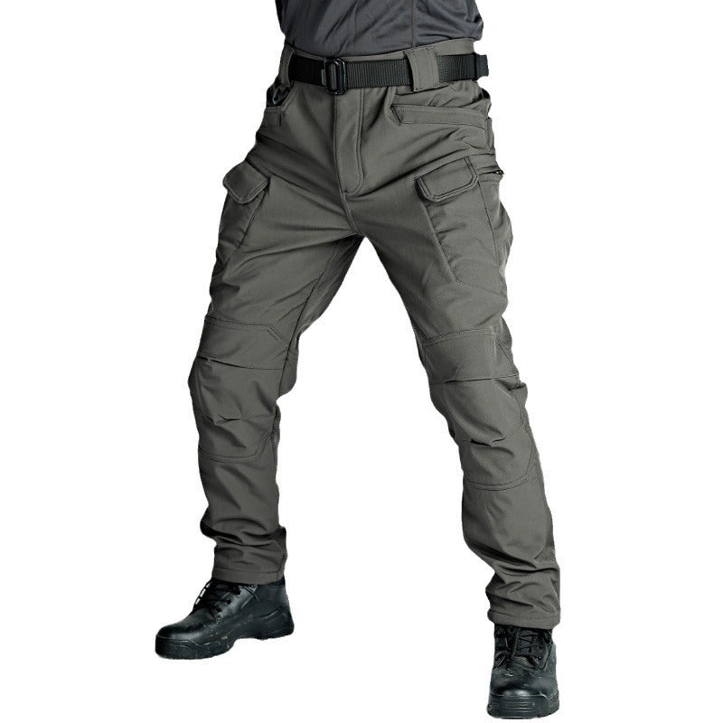 Men's Winter Fleece-lined Waterproof Tactical Pants