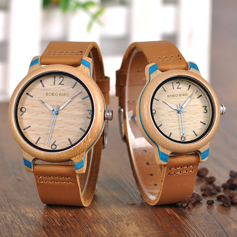 Simple And Elegant Wooden Womens Watch