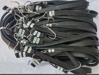 Cargo binding rope-black-polypropylene thread + rubber band-1 piece