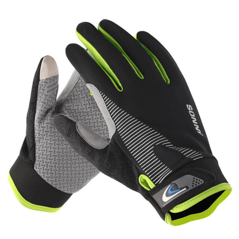 Outdoor Cycling Gloves Sun Protection Wear-resistant Shock Absorption