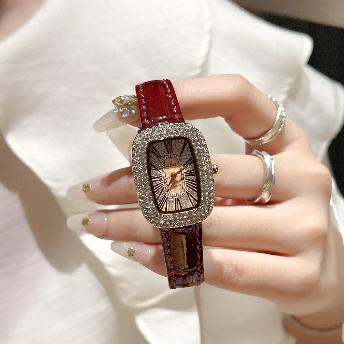 Full Diamond Waterproof Quartz Watch