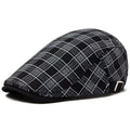 Mens Lightweight Summer Plaid Beret