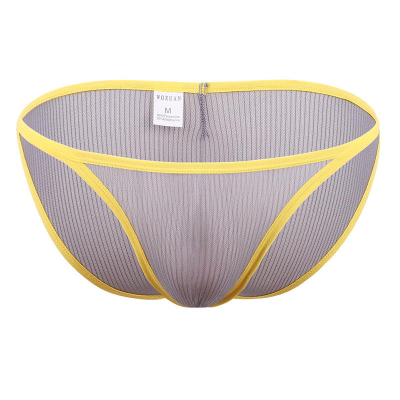 Men's Underwear High Fork Briefs Mesh