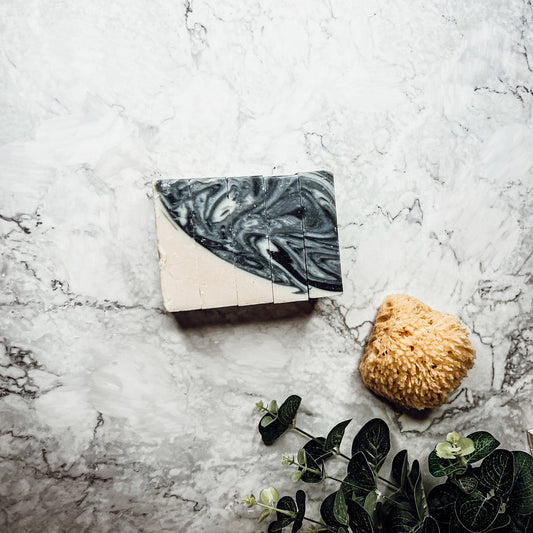 Activated Charcoal Soap Bar For Men And Women Patchouli Sandalwood Exfoliating