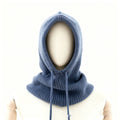 Women's Winter Retro Drawstring Knitted Hat