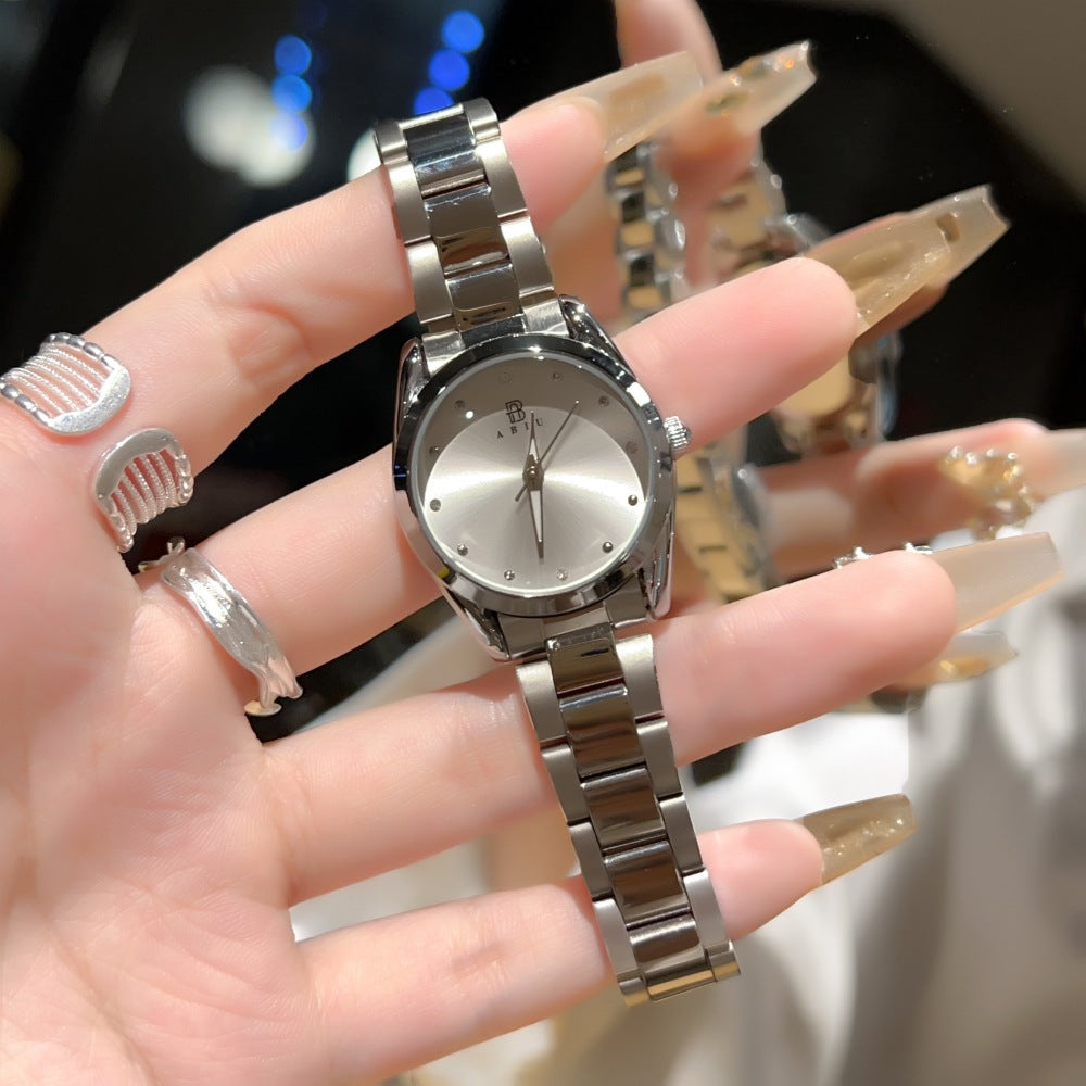 Exquisite Ladies Steel-band Wristwatch