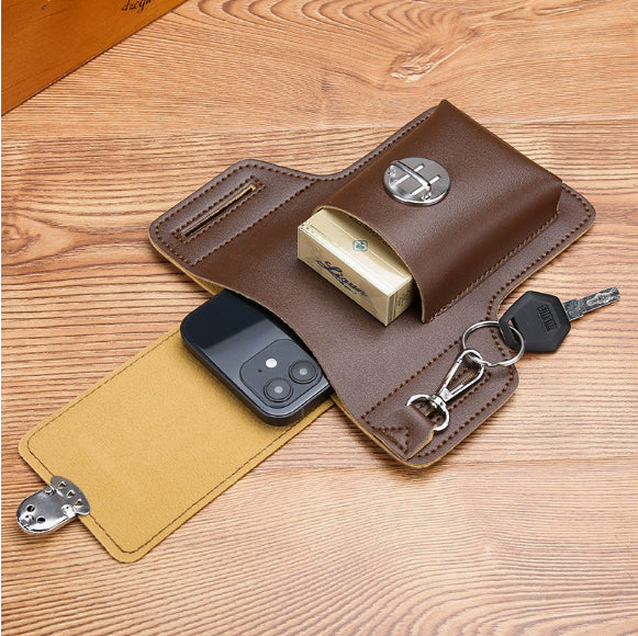 Men's Waist Bags Are Ideal For Office Workers To Store Cigarette Cases And Hang Keys