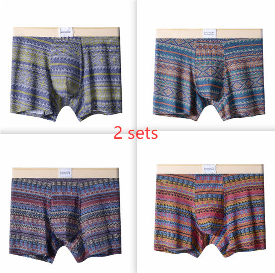 10A Mens Breathable Antibacterial, Trendy Cotton Underwear For Sports