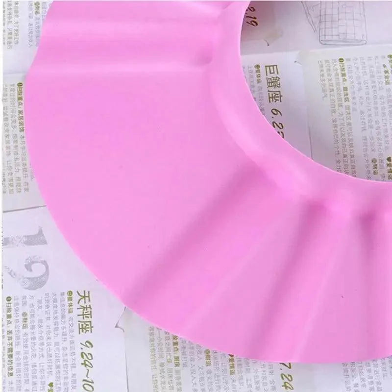 Adjustable Baby Shampoo Cap Shower Kids Bath Visor Head Baby Colorful Ear Protection For Bath Time