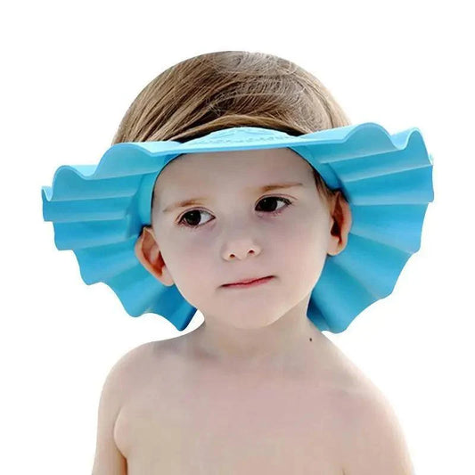 Adjustable Baby Shampoo Cap Shower Kids Bath Visor Head Baby Colorful Ear Protection For Bath Time