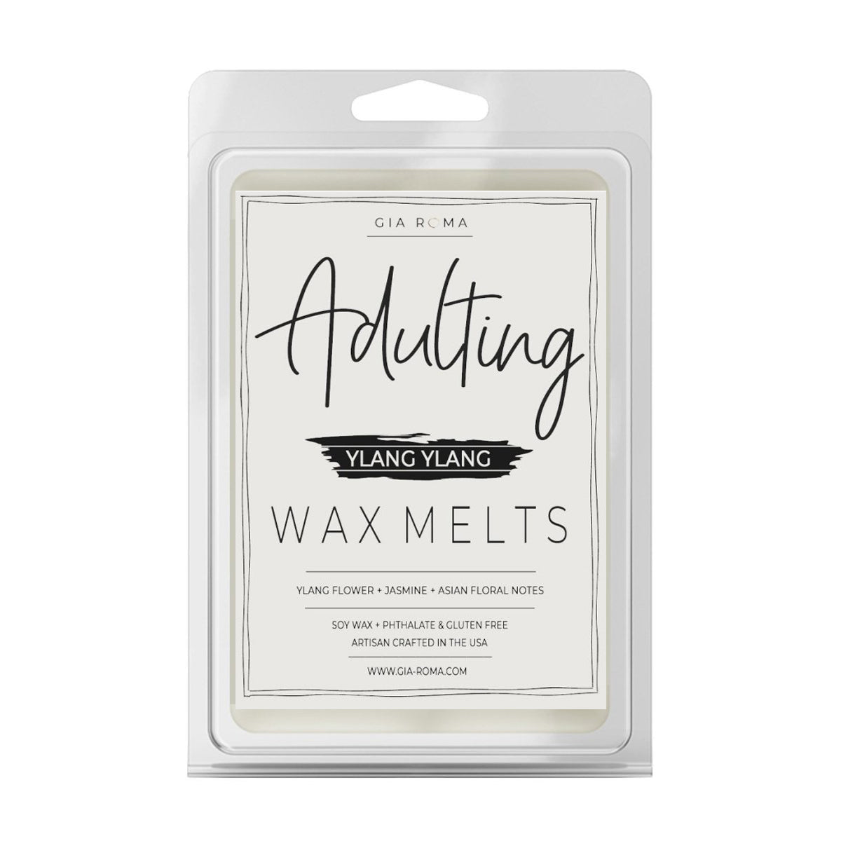 Galets de cire de soja Ylang Ylang Premium, Notes florales de jasmin asiatique, Galets de cire parfumés pour adultes Fabriqués aux États-Unis