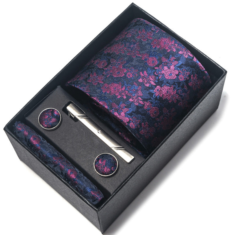 Direct-supply Mens Polyester Yarn-dyed Jacquard Formal Tie