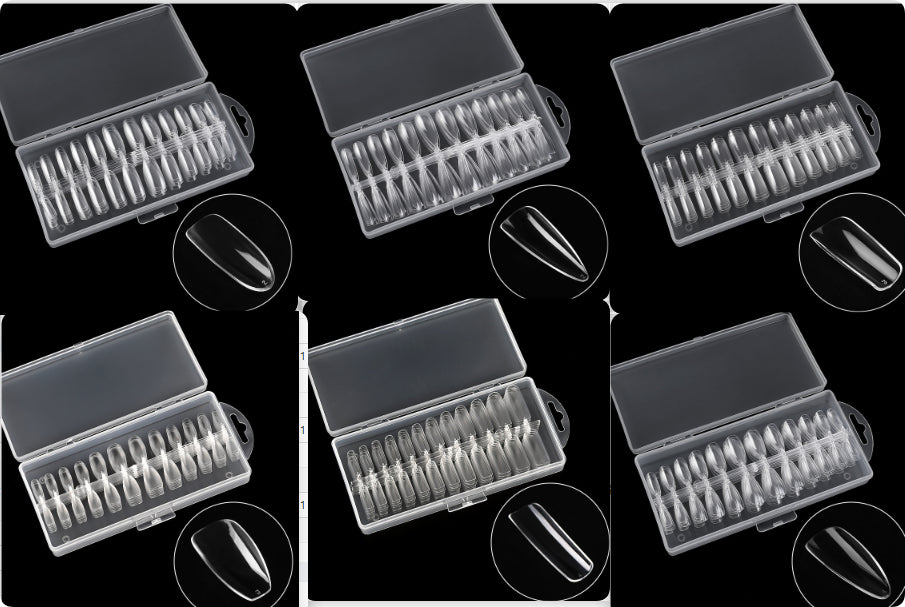 Nail Art Ultra-thin Seamless Box  Sheet French Fake Nails