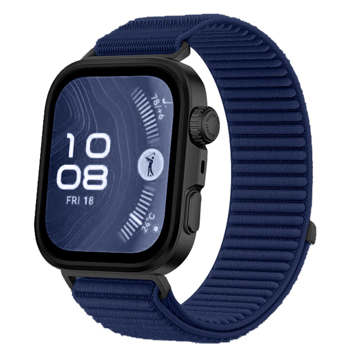 Wilderness Mountain Pattern Nylon Loop Strap