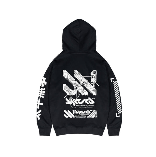 Sweat à capuche Detroit Cyber Graphic