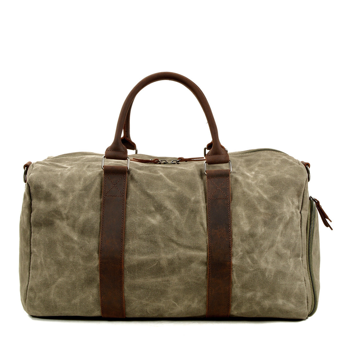 Men's One-shoulder Portable Training Dry Wet Separation Swimming Large Capacity Canvas Luggage Travel Bag