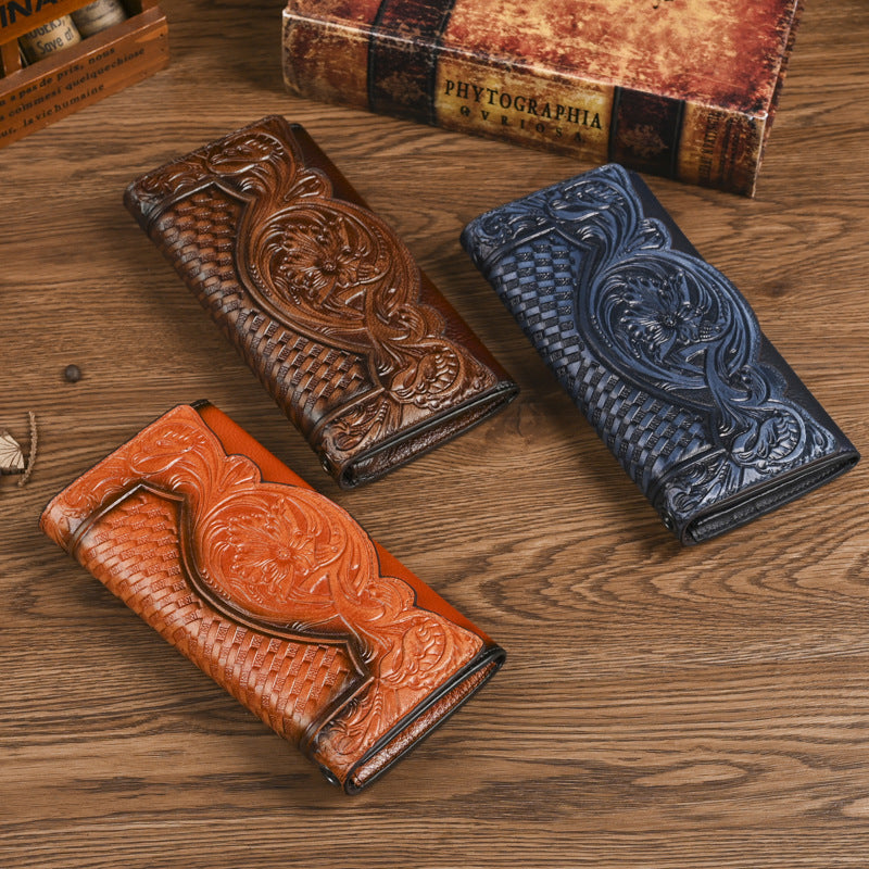 Retro Distressed Style Mens Wallet