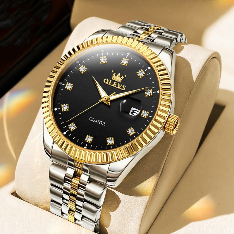 520 Valentine's Day Couple's Watch Fashion Waterproof Quartz Watch