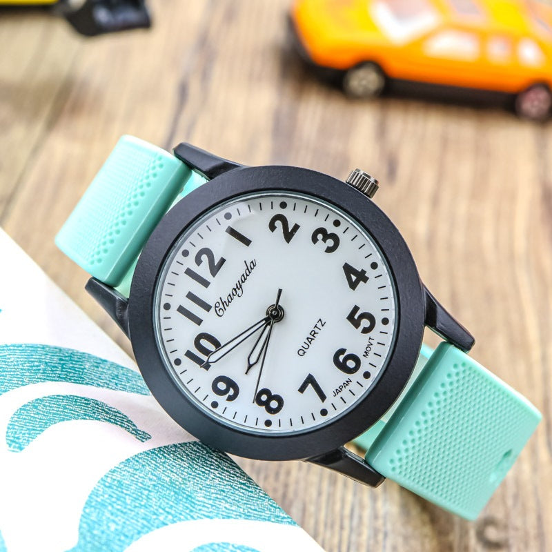 Soft-decorated Waterproof Watch For Children