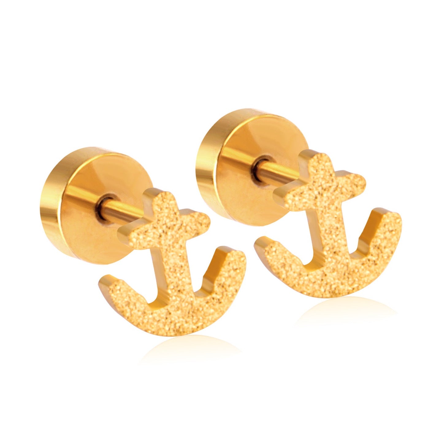 European And American Bow-knot Screw-back Stud Earrings