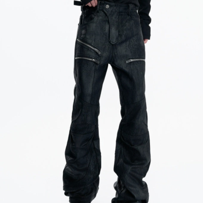 Cross-border Custom American High Street Wide Leg Jeans