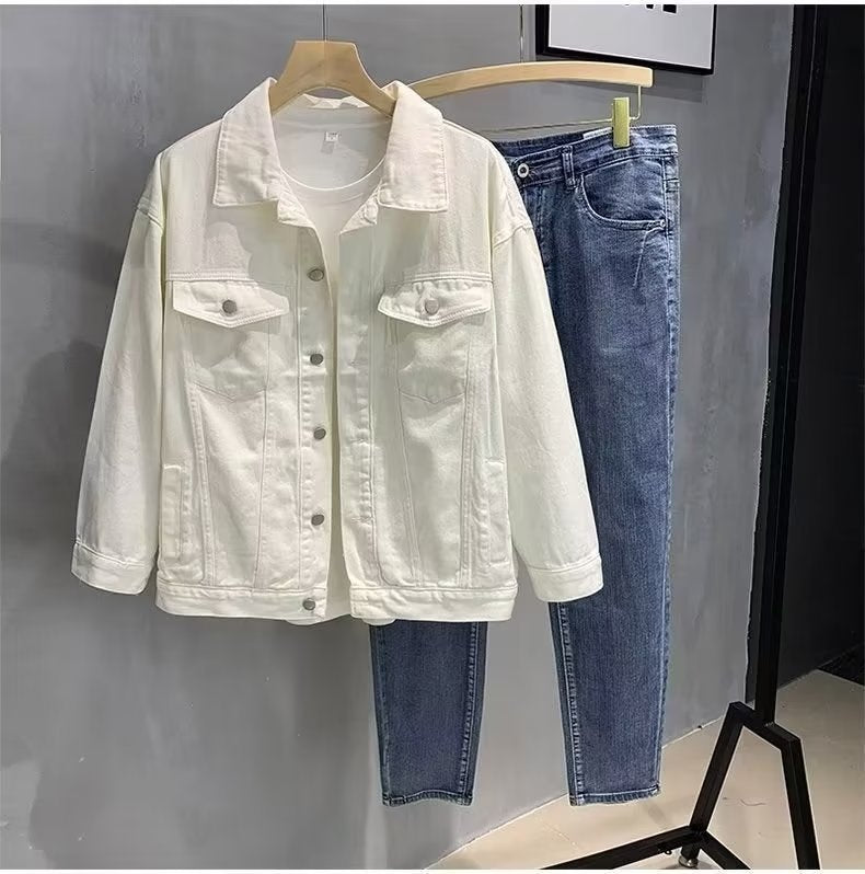 Handsome Edgy Relaxed-fit Versatile Workwear Jacket Top